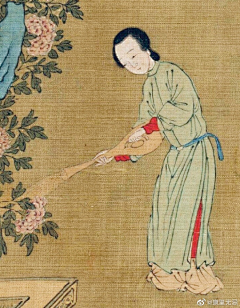 加菲猫猫爱Barney采集到绘画-仕女