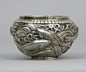 A Sterling Silver Vase, Japanese School, circa Late 19th/Early 20th century: 