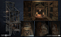 God of War - Peak's Pass Hero Asset Break Downs, Melissa Smith : This gallery highlights work I did creating props and materials. 
While I had concept for some things, for most of these I had the opportunity to design and build from scratch.   
I created 