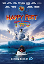 高清晰澳大利亚家庭动画喜剧音乐卡通3D电影《快乐的大脚2Happy Feet Two》电影海报壁纸---酷图编号951892 #采集大赛#