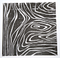 FREE SHIPPING - Print - Square Modern Contemporary Abstract Wood Grain Linocut / 12 x 12 Wall Art / Black and White : Get FREE U.S. SHIPPING on all orders! (CODE: SHIP4FREE)  Get FREE INTERNATIONAL SHIPPING on orders $65 or more (CODE: SHIPINTL65)    - Of