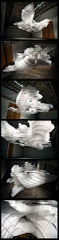 New Growth/Stratum Model a site-specific installation by Kendall Buster (2009) was created for Suyama Space in Seattle, Washington, an alter...