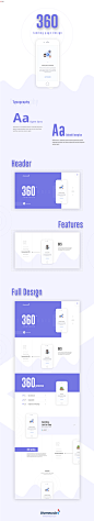 Themeunix: 360 Landing Page by APP界面 - UE设计平台-网页设计，设计交流，界面设计，酷站欣赏