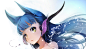 Anime 4093x2319 anime girls anime original characters animal ears blue hair long hair