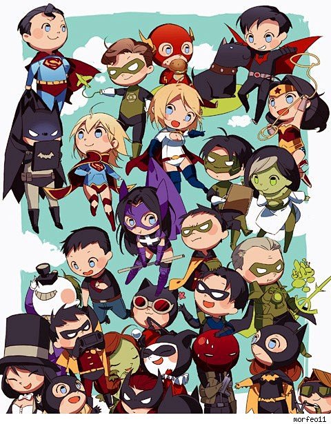 DC Comics chibi art