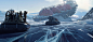 Arctic Expedition 2., Balazs Agoston : Concept art made for the one pixel brush workshop. Had a lot of fun with it!