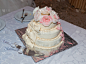 传统,华丽的,结婚蛋糕,白色,式样,水平画幅,婚礼,无人,2015年,美味
