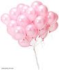 淡粉色氢气球