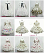 #绘画学习#   LOLITA洛丽塔洋装服饰设计绘制借鉴参考！   #设计秀#