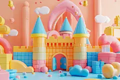 早教类玩具方块积木