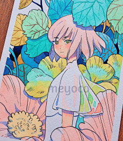 bawaner采集到meyoco的插画集
