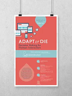 此海报荣获Adapt or Die大四年级大赛第一名