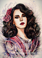 Lana Del Rey by JuliaKH