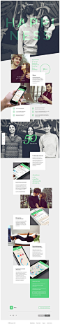 Wifeel website by Romain Briaux #webdesign #website #inspiration #layout