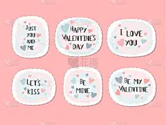 标签,贺卡,打印单据,谚语,信函,浪漫,情人节卡,复古风格,现代,儿童