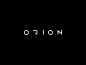 ORION neon partitles animation logo