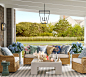 Westport Wicker Swivel Outdoor Lounge Chair