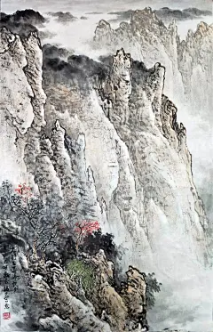 著名山水画家——关福元作品欣赏_中国画研究院