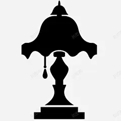 手绘欧式复古台灯灯饰矢量图图标 免费下载 页面网页 平面电商 创意素材