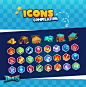 icons ui design game icon mobile game 2д icon set Compilation