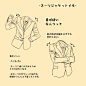#绘画参考# 再一组服饰衣褶绘制参考
twi@tokiwata_soul ​​​​