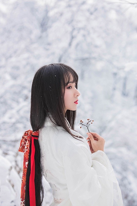 金陵初雪_人像_POCO摄影,雪景,汉服