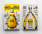 "Handy Bugs" pliers package : "HAPS HANDY BUGS" Pliers packaging design.