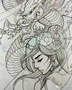 (鼎峰堂刺青工作室)采集到艺妓