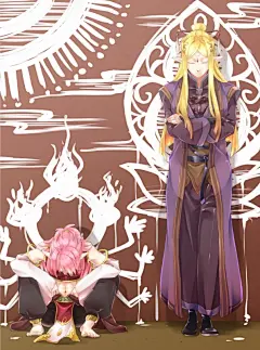 「【創作】仏と神と」/「KuSo@ついった」の漫画 [pixiv]