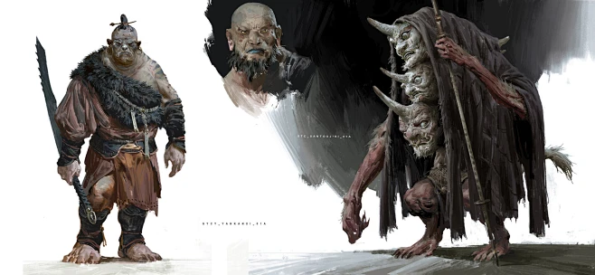 妖 Characters in the Black Myth：Wukong 01图片_黑神话-悟空图片素材-花瓣网