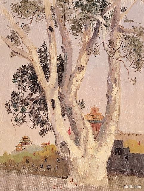 吴冠中写意油画