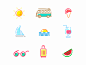 Summer Icon Set