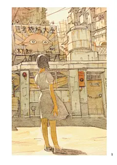鬼才插画师 田中达之 ，机械幻想与奇特诡谲的创意，颓废却又充满吸引力的画面。画集《Cannabis Works》 - 长微博