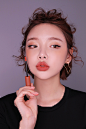 3CE VELVET LIP TINT #GOING RIGHT人气商品，正在按购买顺序进行配送！请耐心等待哦！ : 생기어린 오렌지 브라운빛  하지만 충분히 차분하지요.  뽀송하게 물드는 꽃물 홀리데이