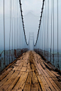 Plank Bridge, Cascille, Northern Ireland -  photo via thegathering