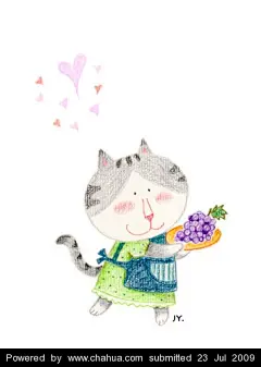 粉蓝的插画画廊展厅