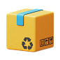 Package  3D Icon