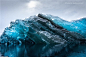 晶莹剔透：摄影师拍南极罕见蓝色晶体冰山 - 冰山,南极 - IT之家