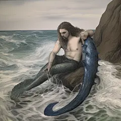 AI绘画_Prompts_TristanC17_merman_on_a_rock_in_a_storm_80fc68af-4a7c-4246-9b88-1cc47991a983_xpanx.com