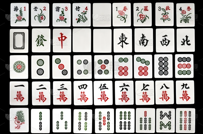 麻将,套装,休闲游戏,泰国,瓷砖,中国,背景,进行中,南,北素材-花瓣网