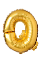Letter Q from English alphabet of balloons