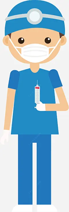 拿着针筒的医生矢量图 页面网页 平面电商 创意素材