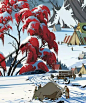 《The Banner Saga 2 (旗帜传奇2)》 精致的场景设计 ​​​​