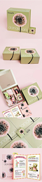 BENEFIT-DANDELION PRESS KIT cosmetics packaging design More - http://amzn.to/2fDgJKk: 