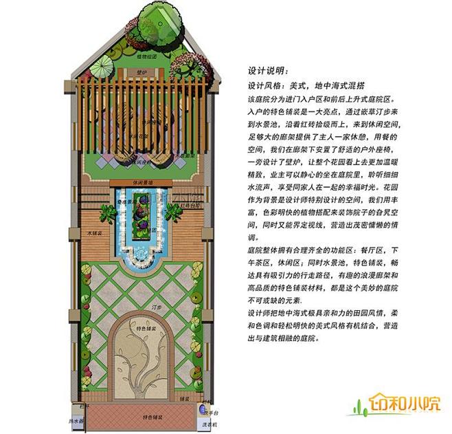 【印和小院】重庆北碚区山语城别墅花园设计...