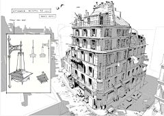 允米采集到室外场景原画