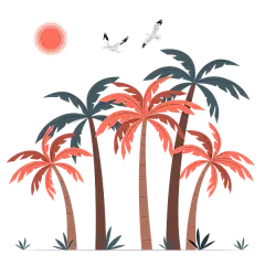 棕榈树插画