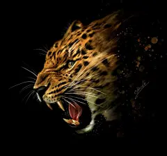 SooHub | 微笑, 侵略, 豹, 艺术 | grin, aggression, leopard, art 高清壁纸网站持电脑 手机, HD, 4K 分辨率 免费下载