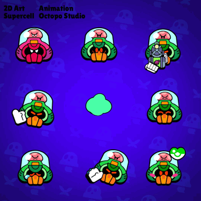 Brawl Stars 2d anima...