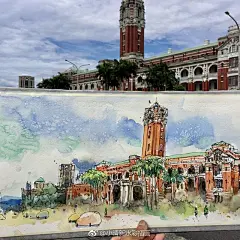 手绘街景~ 
ins：gb4917 ​​​​